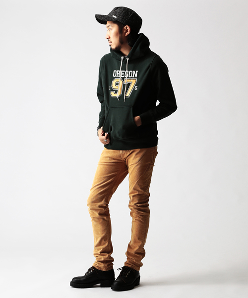 BEAMS（ビームス）の「□BEAMS / カレッジ プルオーバー パーカ（パーカー・メンズ・ホワイト/グレー/グリーン/ネイビー・SMALL/MEDIUM/LARGE）」の21枚目の写真