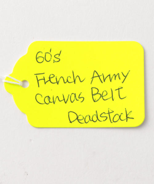 Steven Alan（スティーブンアラン）の「＜DEAD STOCK＞ FRENCH ARMY CVS BELT/ベルト（ベルト・メンズ・オリーブ・FREE）」の5枚目の写真