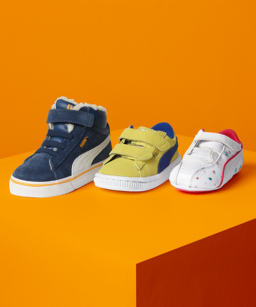 PUMA（プーマ）の「プーマミッド VULC ファー V (KIDS)（スニーカー・キッズ・ネイビー/グレー・17cm/18cm/15cm/16cm/12cm/20cm/21cm/14cm/19cm/13cm）」の12枚目の写真