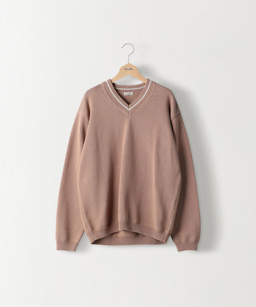 Steven Alan（スティーブンアラン）の「＜Steven Alan＞ CORD COTTON LOOSE CRICKET KNIT/ニット（ニット/セーター・メンズ・ブラウン/グレー・X-LARGE/MEDIUM/LARGE/SMALL）」の12枚目の写真