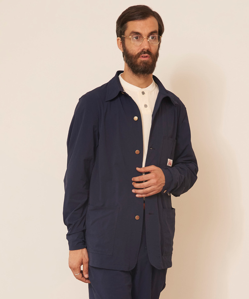 ROUND HOUSE(ラウンドハウス)の「【ROUND HOUSE】Classic Coverall jacket(カバーオール)」|ネイビー