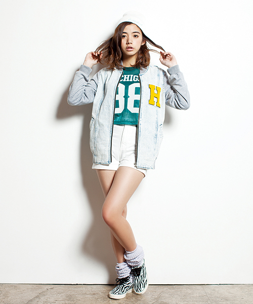 WEGO（ウィゴー）の「WEGO/ルーズソックス（ソックス/靴下・レディース・ホワイト/ブラック/サックスブルー/パープル/ピンク・FREE）」の12枚目の写真