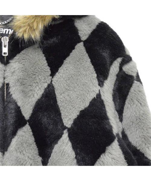 ブランド古着】Diamond Faux Fur Jacket ファージャケット（その他