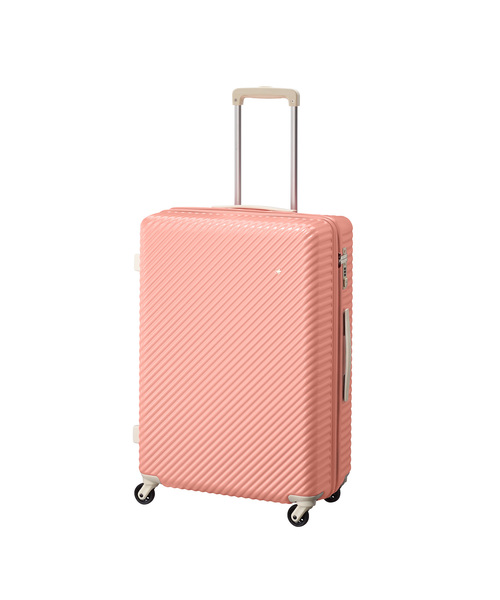 HaNT(ハント)の「HaNT マイン 75L(スーツケース/キャリーバッグ・レディース・ブラック/ベージュ/ピンク・フリ-)」の3枚目の写真