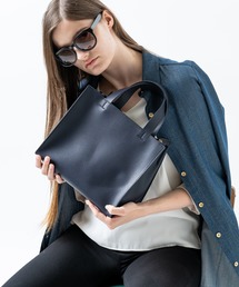 MURA（ムラ）の「PU(合成皮革) スクエア 高見え ミニ トートバッグ（トートバッグ）」