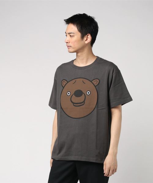 BUCCA 44(ブッカフォーティーフォー)の「【BUCCA 44】ベアBIGプリントT(Tシャツ/カットソー・メンズ・オフホワイト/スミクロ・MEDIUM/LARGE/X-LARGE/XX-LARGE/XXX-LARGE)」の5枚目の写真