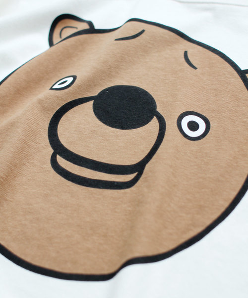 BUCCA 44(ブッカフォーティーフォー)の「【BUCCA 44】ベアBIGプリントT(Tシャツ/カットソー・メンズ・オフホワイト/スミクロ・MEDIUM/LARGE/X-LARGE/XX-LARGE/XXX-LARGE)」の8枚目の写真