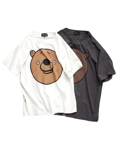 BUCCA 44(ブッカフォーティーフォー)の「【BUCCA 44】ベアBIGプリントT(Tシャツ/カットソー・メンズ・オフホワイト/スミクロ・MEDIUM/LARGE/X-LARGE/XX-LARGE/XXX-LARGE)」の7枚目の写真