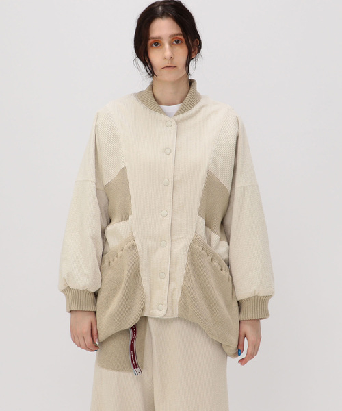 FRAPBOIS(フラボア)の「コーデュット(その他アウター・レディース・ホワイト/ネイビー・1/0)」の2枚目の写真