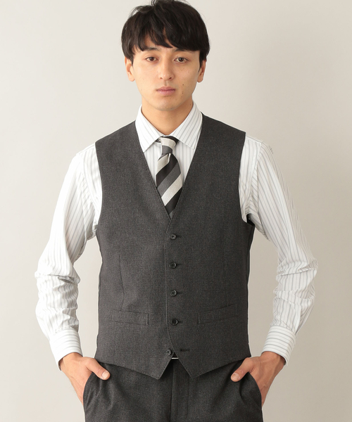 21公式店舗のwaistcoat Philosophy マッキントッシュ Philosophy Extresolid セール フィロソフィー のブルゾン Trotter フィロソフィー のファッション ハウンドトゥース Trotter ストレッチ ブルゾン ジャケット アウター Mackintosh