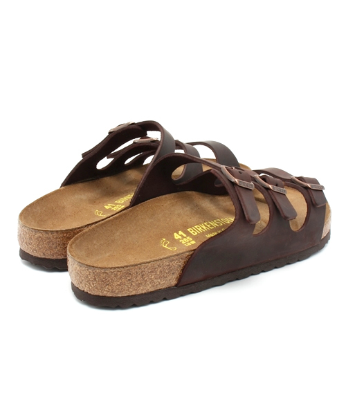 BIRKENSTOCK（ビルケンシュトック）の「【レザーサンダル】FLORIDA/フロリダ ナチュラルレザー　ハバナダークブラウン（MEN）（サンダル・メンズ・ダークブラウン・42/39/40/41/43）」の4枚目の写真