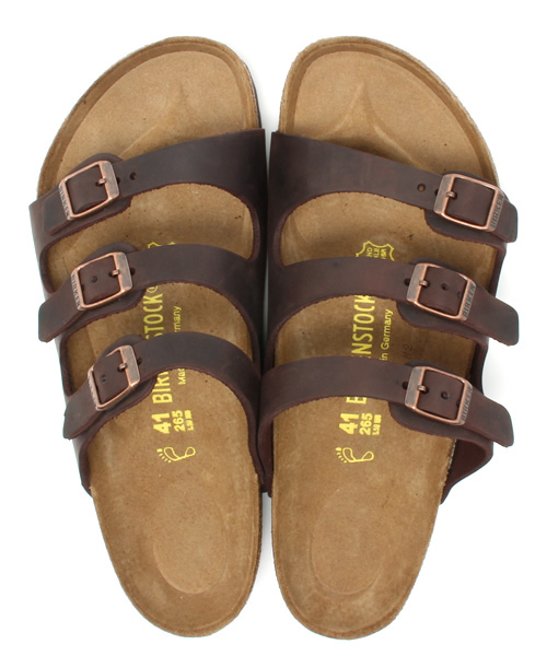 BIRKENSTOCK（ビルケンシュトック）の「【レザーサンダル】FLORIDA/フロリダ ナチュラルレザー　ハバナダークブラウン（MEN）（サンダル・メンズ・ダークブラウン・42/39/40/41/43）」の8枚目の写真