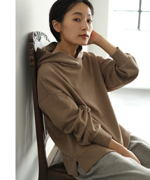 AMERICAN HOLIC | フード付裾スリット裏毛プルオーバー(パーカー)