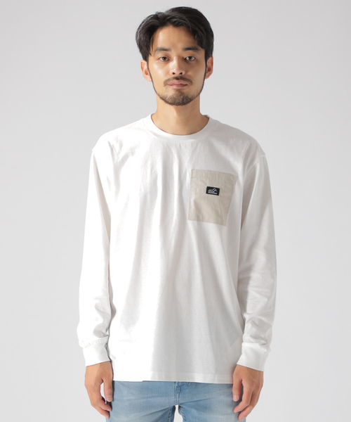BAYFLOW（ベイフロー）の「フハクポケットL/S TEE（Tシャツ/カットソー・メンズ・カーキ/ホワイト/ネイビー・MEDIUM/LARGE）」の7枚目の写真