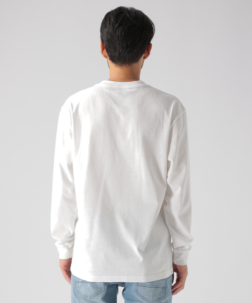 BAYFLOW（ベイフロー）の「フハクポケットL/S TEE（Tシャツ/カットソー・メンズ・カーキ/ホワイト/ネイビー・MEDIUM/LARGE）」の9枚目の写真