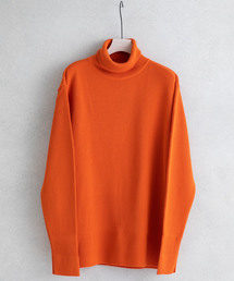 ブランド古着 メンズのニット セーター オレンジ 橙色系