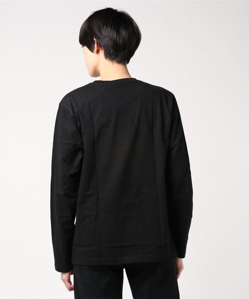 Nudie Jeans(ヌーディージーンズ)の「Rudi 長袖Tシャツ(Tシャツ/カットソー・メンズ・ブラック/ホワイト・SMALL/MEDIUM/X-SMALL/LARGE)」の4枚目の写真