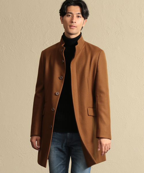セール Safari12月号掲載 二重織スタンドカラーウールコート ステンカラーコート Epoca Epoca Uomo エポカウォモ のファッション