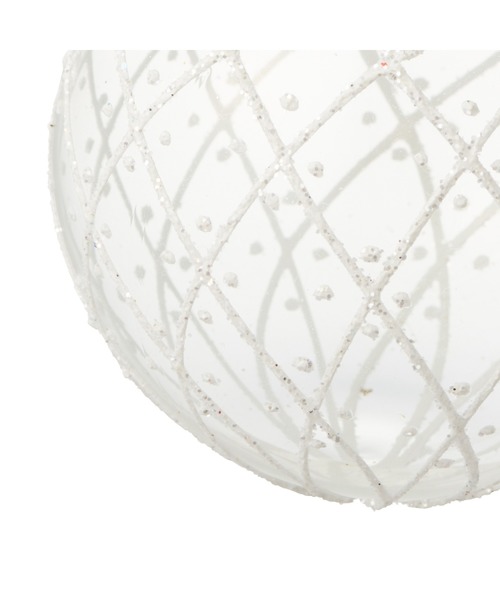 激安アウトレット高評価 Francfranc フランフラン のファッション クリア インテリアアクセサリー Francfranc フランフラン のインテリアアクセサリー ガラス オーナメント グリッター ガラス オーナメント インテリア セール