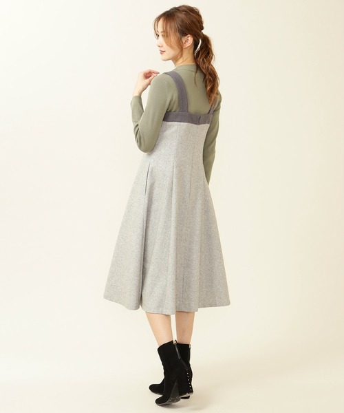 ワンピース ワンピース By ツイードストラップジャンスカ