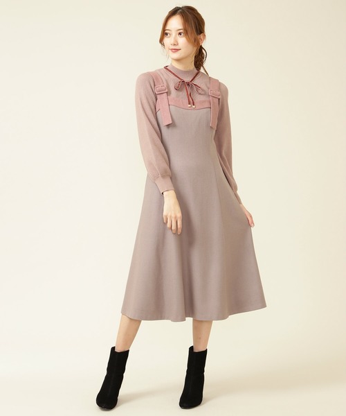 ワンピース ワンピース By ツイードストラップジャンスカ