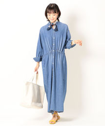 Healthy denim | Healthy DENIM:CHESTNUTデニムシャツワンピース◇(シャツワンピース)