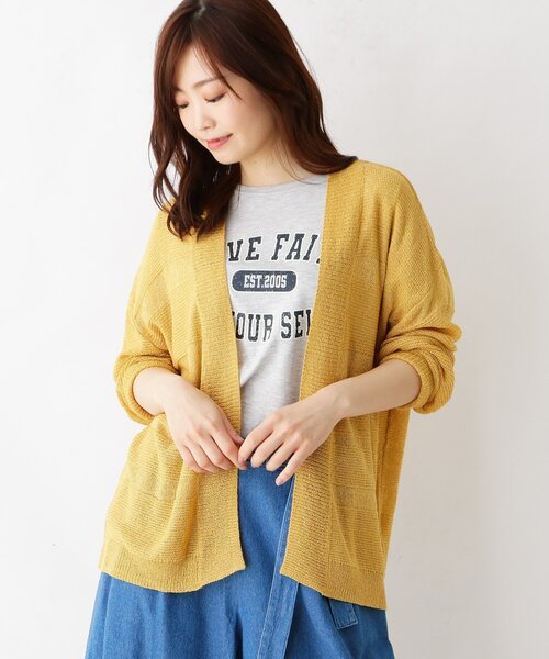 Cutie Blonde（キューティーブロンド）の「 【ML/洗濯機で洗える】トッパーニットカーディガン（カーディガン/ボレロ）」 WEAR