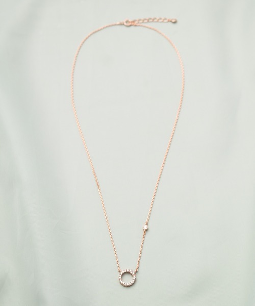 Ciki（シキ）の「ストーンサークルネックレス（シルバー925）（ネックレス・レディース・ゴールド/ピンクゴールド・FREE）」の11枚目の写真