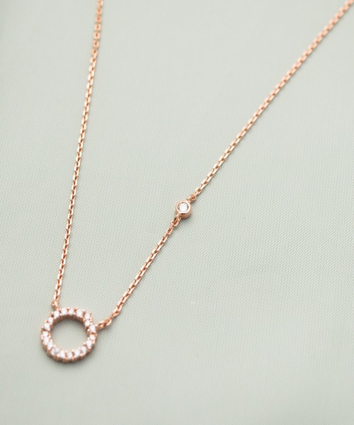 Ciki（シキ）の「ストーンサークルネックレス（シルバー925）（ネックレス・レディース・ゴールド/ピンクゴールド・FREE）」の12枚目の写真