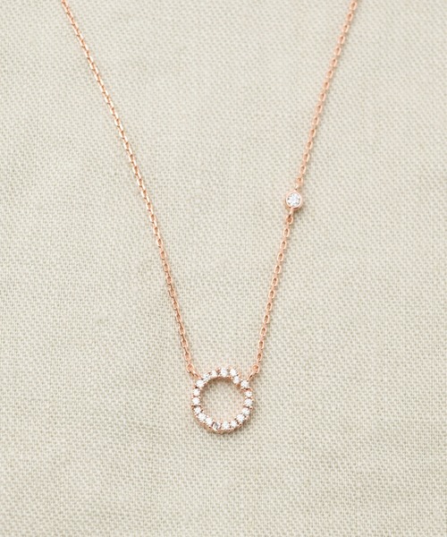 Ciki（シキ）の「ストーンサークルネックレス（シルバー925）（ネックレス・レディース・ゴールド/ピンクゴールド・FREE）」の19枚目の写真