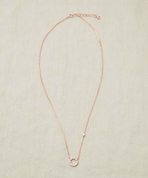 Ciki（シキ）の「ストーンサークルネックレス（シルバー925）（ネックレス・レディース・ゴールド/ピンクゴールド・FREE）」の18枚目の写真