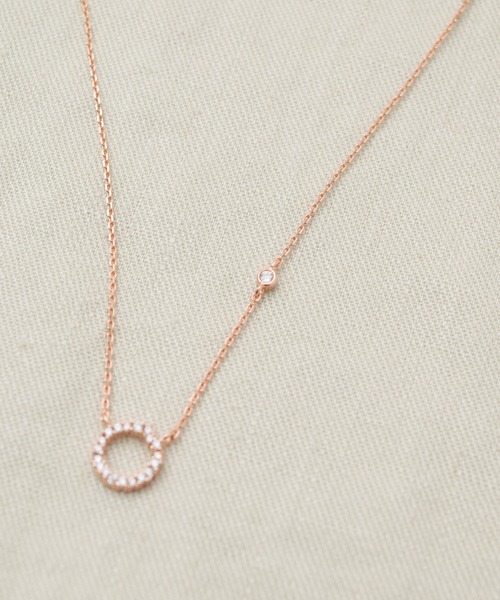 Ciki（シキ）の「ストーンサークルネックレス（シルバー925）（ネックレス・レディース・ゴールド/ピンクゴールド・FREE）」の17枚目の写真