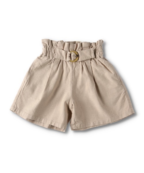 RADCHAP（ラッドチャップ）の「飾りベルトショートパンツ（その他パンツ・キッズ・ベージュ/ネイビー/ブラウン・140cm/150cm/130cm/110cm/90cm/100cm/120cm）」の2枚目の写真
