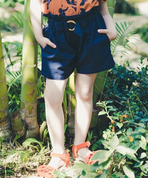 RADCHAP（ラッドチャップ）の「飾りベルトショートパンツ（その他パンツ・キッズ・ベージュ/ネイビー/ブラウン・140cm/150cm/130cm/110cm/90cm/100cm/120cm）」の3枚目の写真