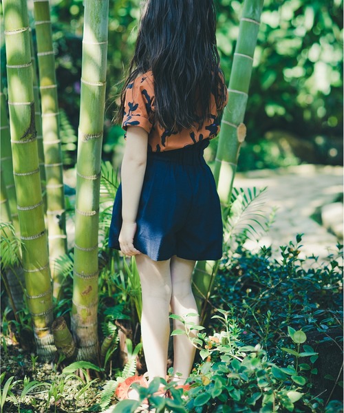 RADCHAP（ラッドチャップ）の「飾りベルトショートパンツ（その他パンツ・キッズ・ベージュ/ネイビー/ブラウン・140cm/150cm/130cm/110cm/90cm/100cm/120cm）」の8枚目の写真