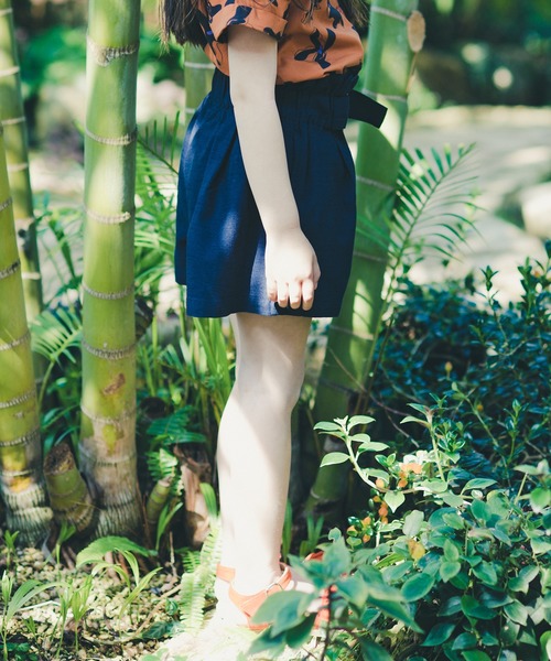 RADCHAP（ラッドチャップ）の「飾りベルトショートパンツ（その他パンツ・キッズ・ベージュ/ネイビー/ブラウン・140cm/150cm/130cm/110cm/90cm/100cm/120cm）」の7枚目の写真