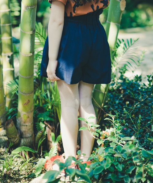 RADCHAP（ラッドチャップ）の「飾りベルトショートパンツ（その他パンツ・キッズ・ベージュ/ネイビー/ブラウン・140cm/150cm/130cm/110cm/90cm/100cm/120cm）」の6枚目の写真