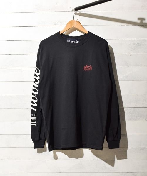 THE Nookie（ザヌーキー）の「/THE Nookie/NOOKIE L/S TEE（Tシャツ/カットソー・レディース・ブラック/ホワイト・FREE）」の2枚目の写真