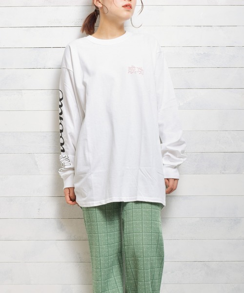 THE Nookie（ザヌーキー）の「/THE Nookie/NOOKIE L/S TEE（Tシャツ/カットソー・レディース・ブラック/ホワイト・FREE）」の12枚目の写真