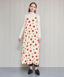 H　BEAUTY&YOUTH UNITED ARROWS | ＜H＞HEART PRINT CAMISOLE DRESS/ワンピース ◆(ワンピース)