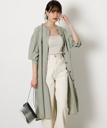 SHEER LONG SHIRT/シアーロングシャツ