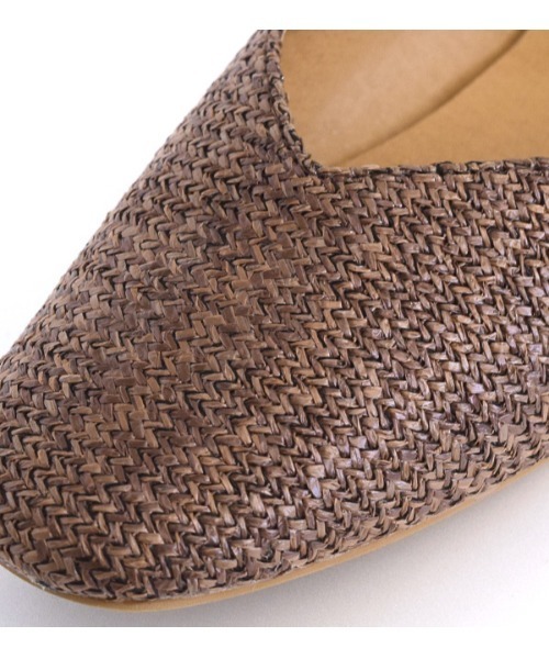 zootie（ズーティー）の「スクエアトゥ Vカット サマーバブーシュ（パンプス・レディース・パイソン/ブラック系その他/ブラック系その他2/ブラウン系その他・S/M/L/LL）」の19枚目の写真