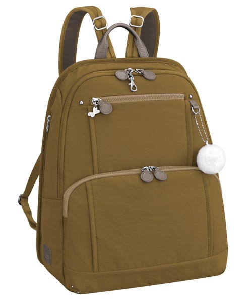 Kanana project（カナナプロジェクト）の「カナナプロジェクト リュックサック　フリーウェイバッグ　大 　62103（バックパック/リュック・レディース・ブラック/カーキ/ネイビー/ブルー/グレー/グレイッシュベージュ/オールドローズ系/オリーブ系・FREE）」の5枚目の写真