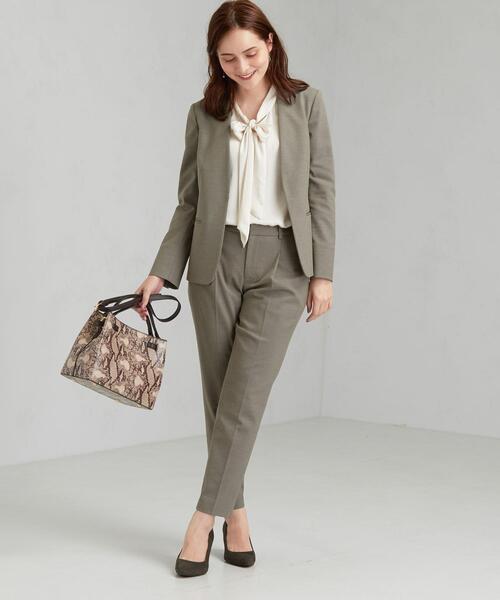 green label relaxing(グリーンレーベルリラクシング)の「D JKIN ボウタイ ブラウス(シャツ/ブラウス・レディース・ベージュ/オフホワイト・FREE)」の7枚目の写真