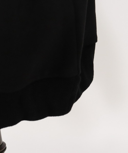 GLIMCLAP(グリムクラップ)の「msw783-Gradation & Impact print Loose silhoutte Sweat pullover プルオーバー(スウェット・メンズ・ブラック/オフホワイト・M/L)」の7枚目の写真