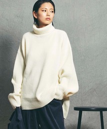 MAISON SPECIAL | 《ユニセックスアイテム》プライムオーバー畦タートルネックニットプルオーバー【MAISON SPECIAL/メゾンスペシャル】(ニット/セーター)