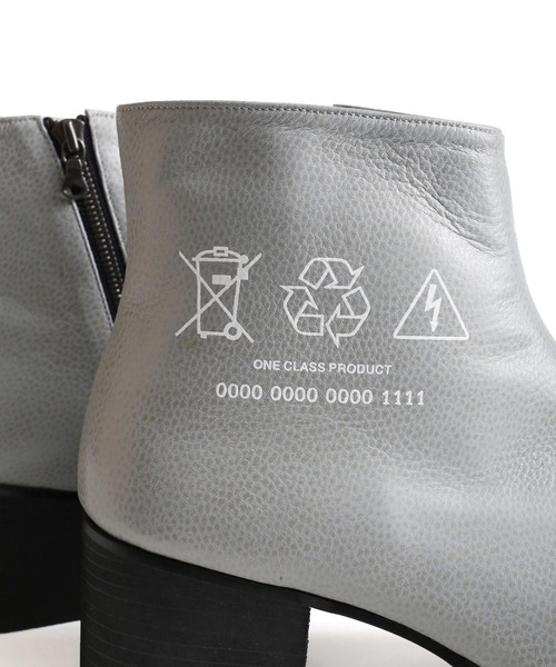 SHAREEF（シャリーフ）の「HEEL BOOTS（ブーツ・メンズ・ブラック/ライトグレー/ネイビー/オレンジ・1/2/3）」の16枚目の写真