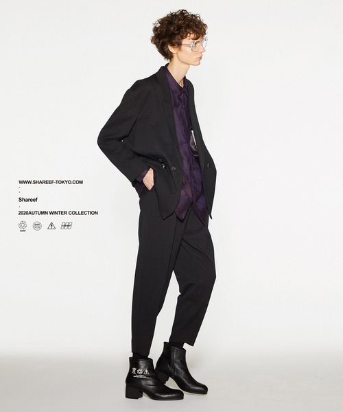 SHAREEF（シャリーフ）の「HEEL BOOTS（ブーツ・メンズ・ブラック/ライトグレー/ネイビー/オレンジ・1/2/3）」の17枚目の写真