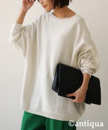 antiqua | リピーター続出！ドルマン綿ニット(ニット/セーター)