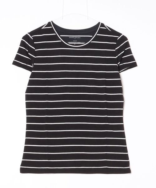 BANANA REPUBLIC FACTORY STORE（バナナリパブリック ファクトリーストア）の「BANANA REPUBLIC FACTORY STORE　　タイムレスクルーネックTシャツ（Tシャツ/カットソー・レディース・ライトブルー/チャコールグレー/ホワイト/ローズ/ブラック/その他/ナチュラル/その他1/カーキ/イエロー/ブラック系その他/ブルー系その他/ネイビー/ホワイト×ブラック・S/M/L/XS）」の20枚目の写真